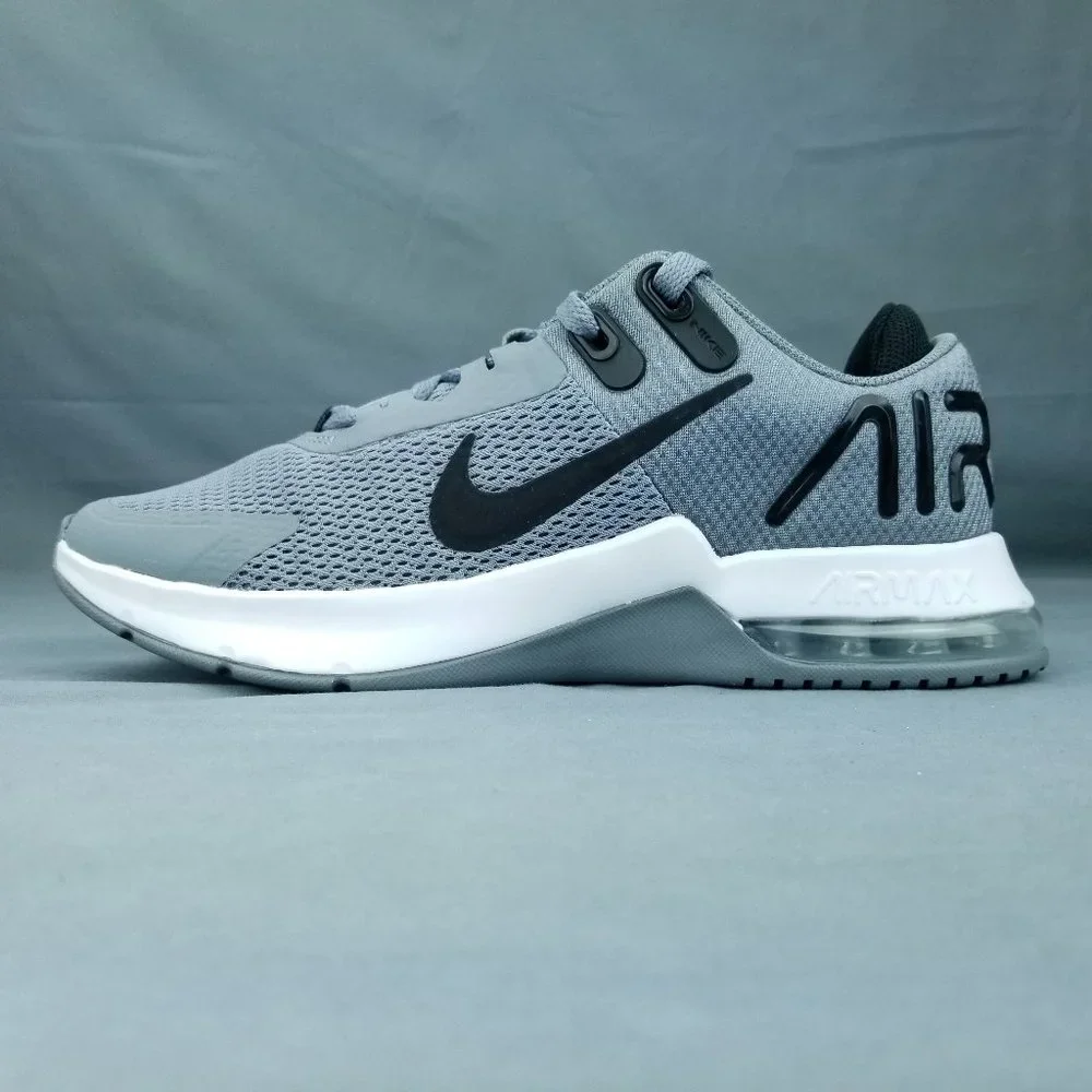 NIKE Air Max Alpha Trainer 4 Men's Sneaker CW3396 001 Gray Black Sizes 8-11